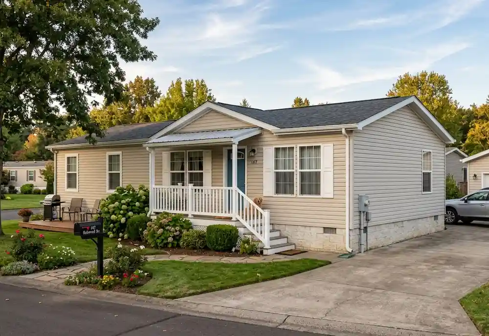 A Portland Metro manufactured home representative of the homes Russ inspects