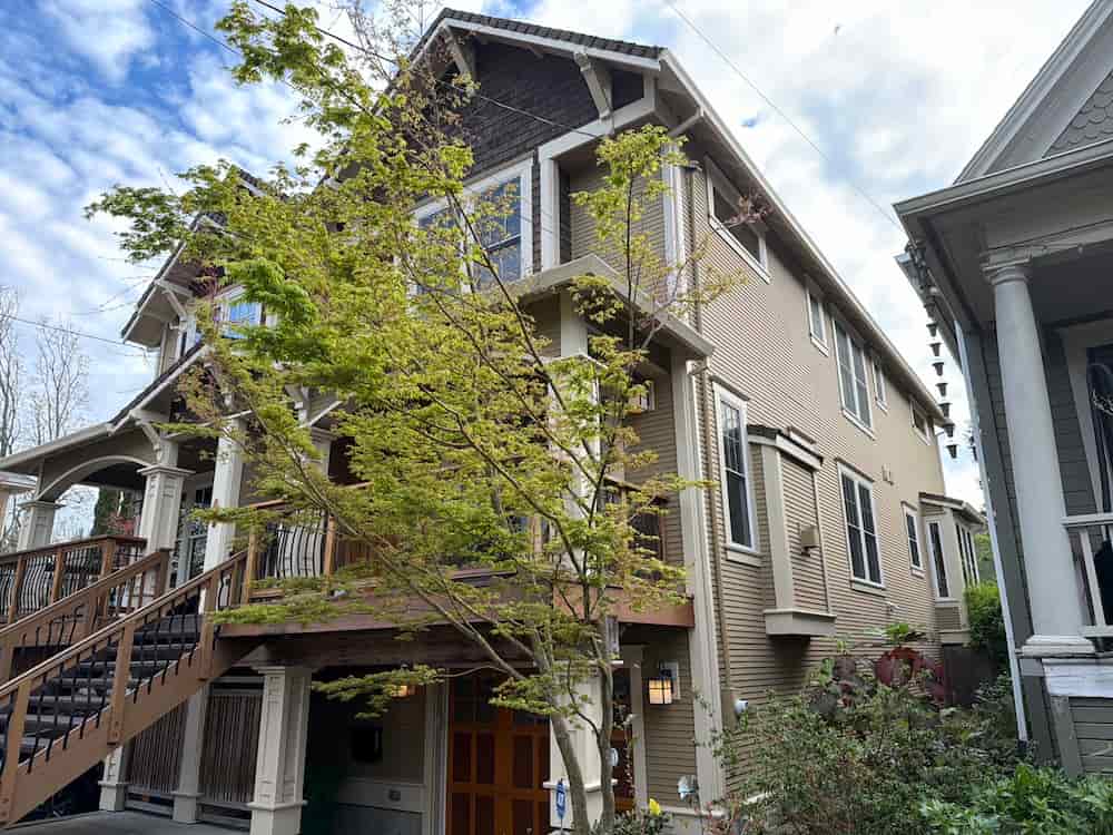A North Portland Oregon home representative of the Multnomah County housing stock Russ inspects